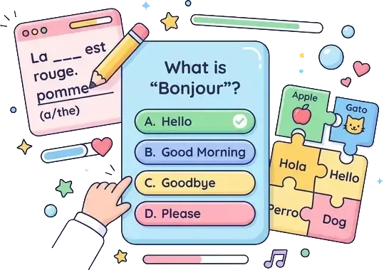 Interactive quizzes